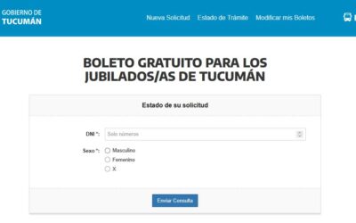 Sistema de Boletos para Jubilados