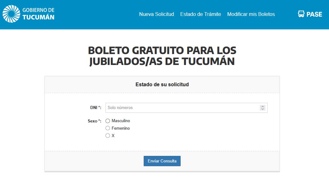 Sistema de Boletos para Jubilados