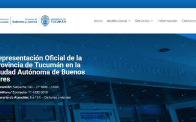 Diseño web institucional para Casa de Tucumán